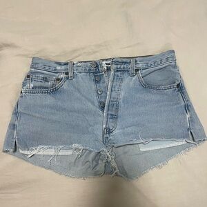 Re/done jean shorts